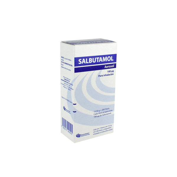 SALBUTAMOL AEROSOL 100 MCG FCO PRES C/200 DOSIS