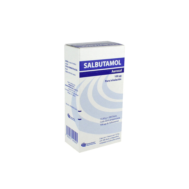 SALBUTAMOL AEROSOL 100 MCG FCO PRES C/200 DOSIS