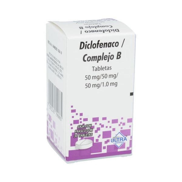 DICLOFENACO COMPLEJO B FCO C/30 TABS