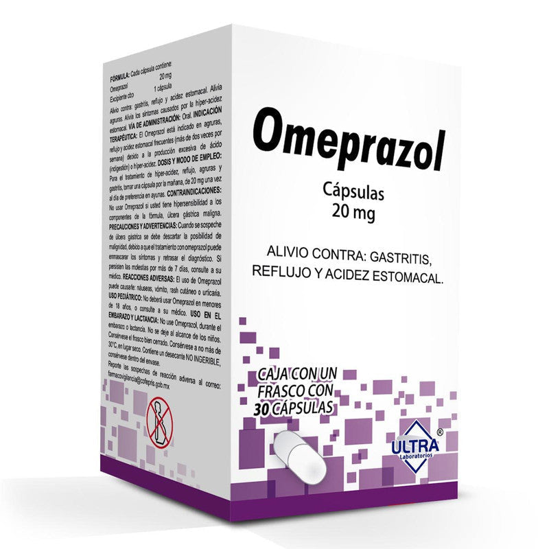 OMEPRAZOL 20 MG FCO C/30 CAPS