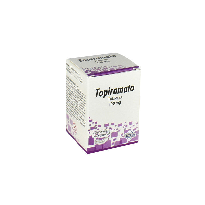 TOPIRAMATO 100 MG C/20 TABS