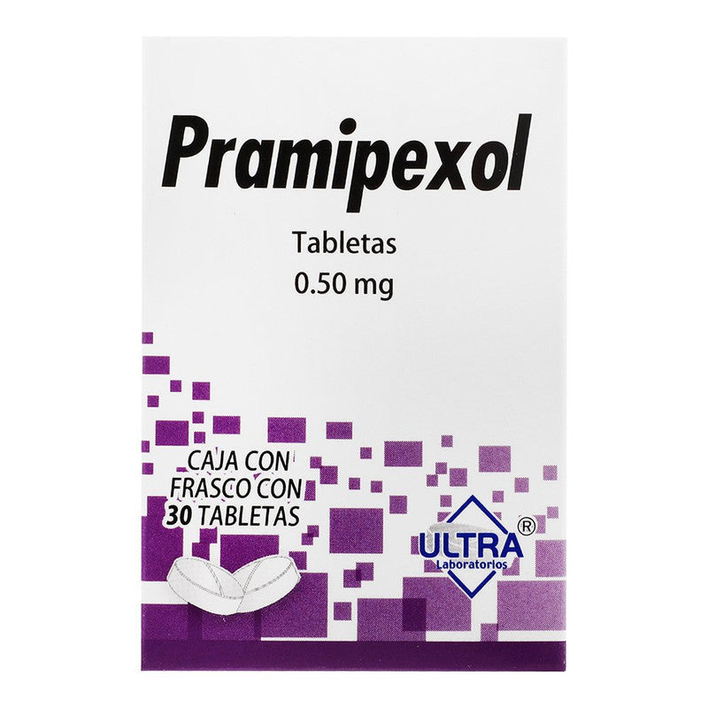 PRAMIPEXOL 0.50 MG FCO C/30 TABS