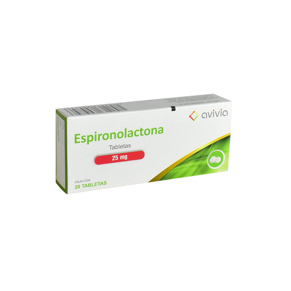 ESPIRONOLACTONA 25 MG C/20 TABS