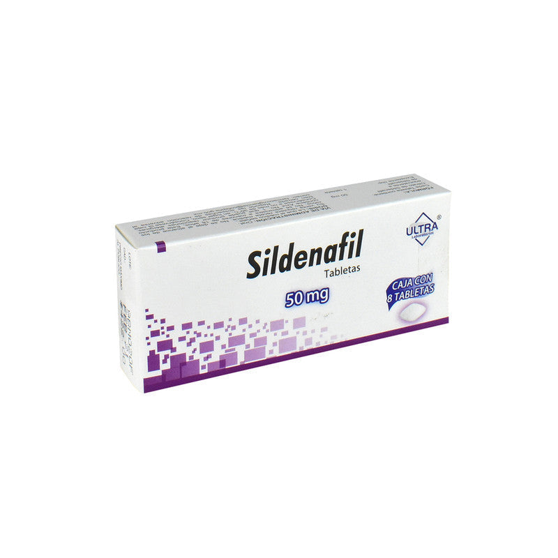 SILDENAFIL 50 MG C/8 TABS