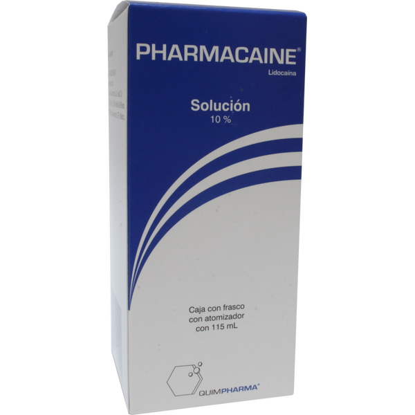 PHARMACAINE SOL TOPICA 10% FCO ATOMIZADOR C/115 ML