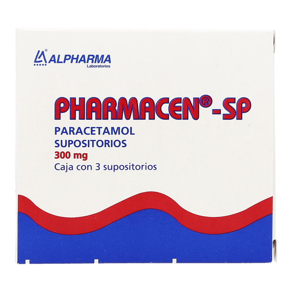 PHARMACEN SP 300 MG C/3 SUPOS