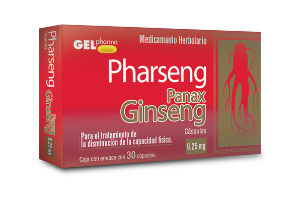 PHARSENG 250 MG C/30 CAPS (PANAX/GINSENG)DUO PACK