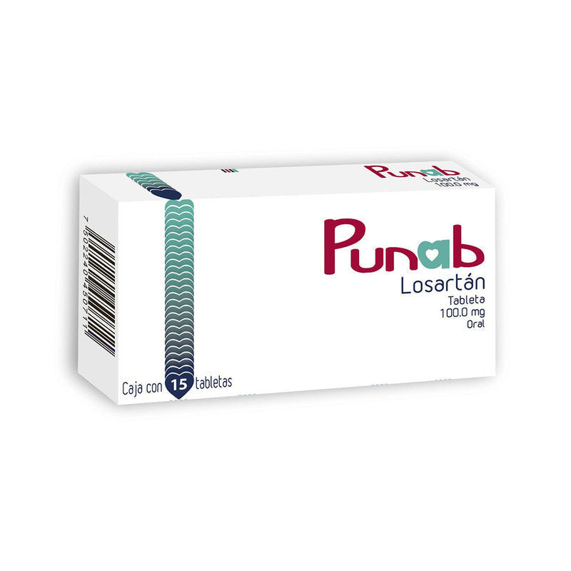 PUNAB 100 MG C/15 TABS