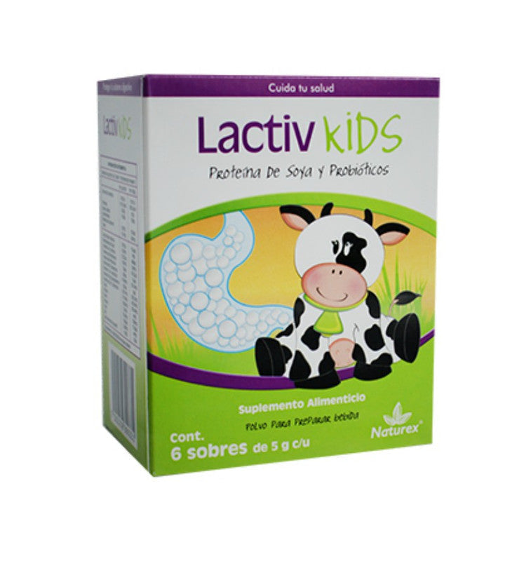 LACTIV KIDS PVO P/PREPARAR BEBIDA C/6 SOBRES 5 G