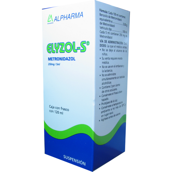 ELYZOL-S SUSP FCO C/120 ML