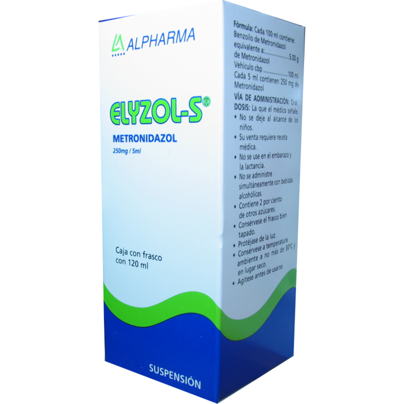 ELYZOL-S SUSP FCO C/120 ML