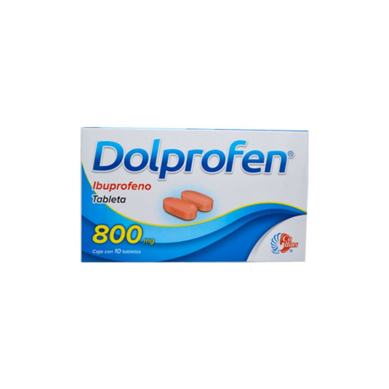 DOLPROFEN 800 MG C/10 TABS