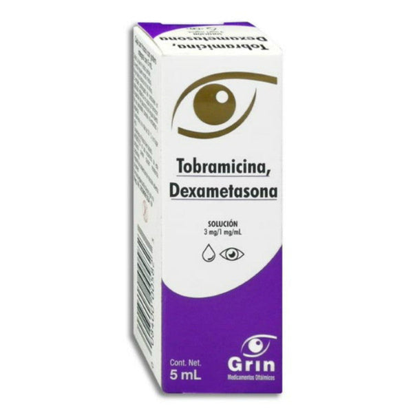 TOBRAMICINA/DEXAMETASONA SOL OFT FCO GOTERO C/5 ML