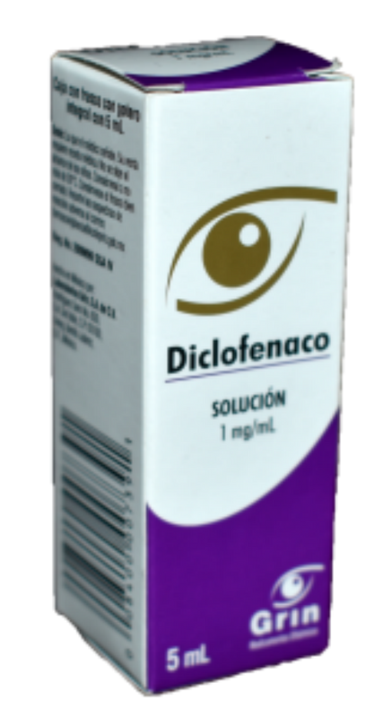 DICLOFENACO SOL OFT 1 MG FCO GOTERO C/5 ML